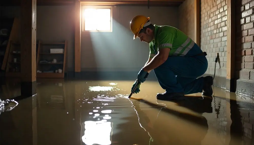Professional water damage restoration services in Whigham, GA